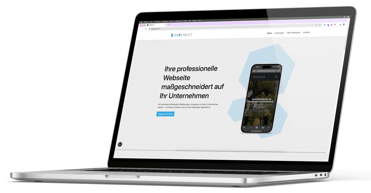 Mockup von Webstruct